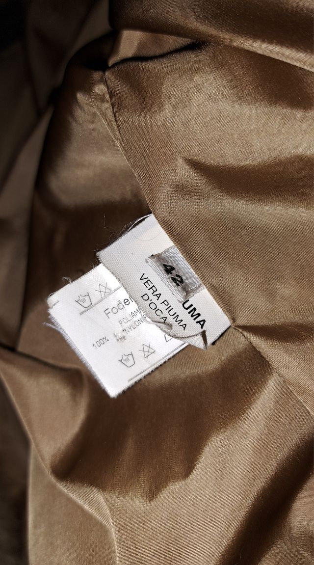 Piumino lungo donna pelliccia 