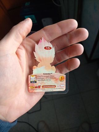 Gotenks 15 lamincards Dragonball Z