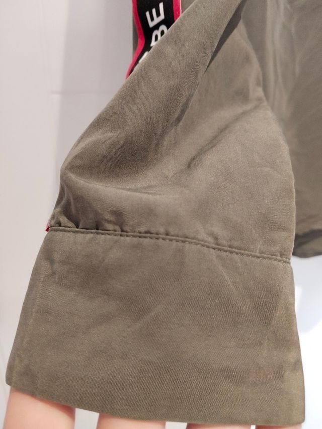 Camisa verde militar talla L