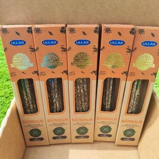 Pack de 5 Cajitas de Incienso Sándalo Ullas