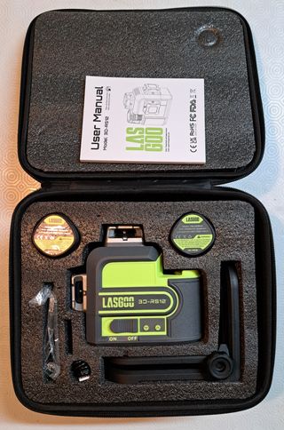 Nivel láser automático con baterías recargables