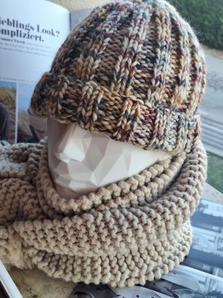 Berretto uomo 100% lana fatto a mano