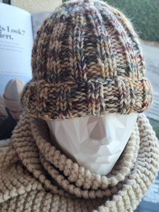 Berretto uomo 100% lana fatto a mano