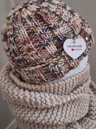 Berretto uomo 100% lana fatto a mano