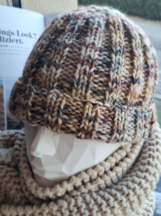 Berretto uomo 100% lana fatto a mano