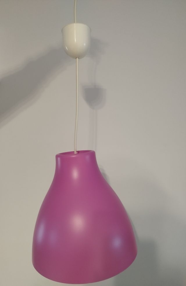 Lampara de plástico