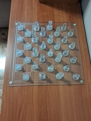 scacchiera in vetro