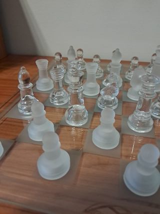scacchiera in vetro