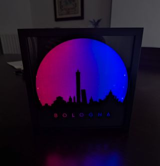 Cornice luminosa 27x27cm