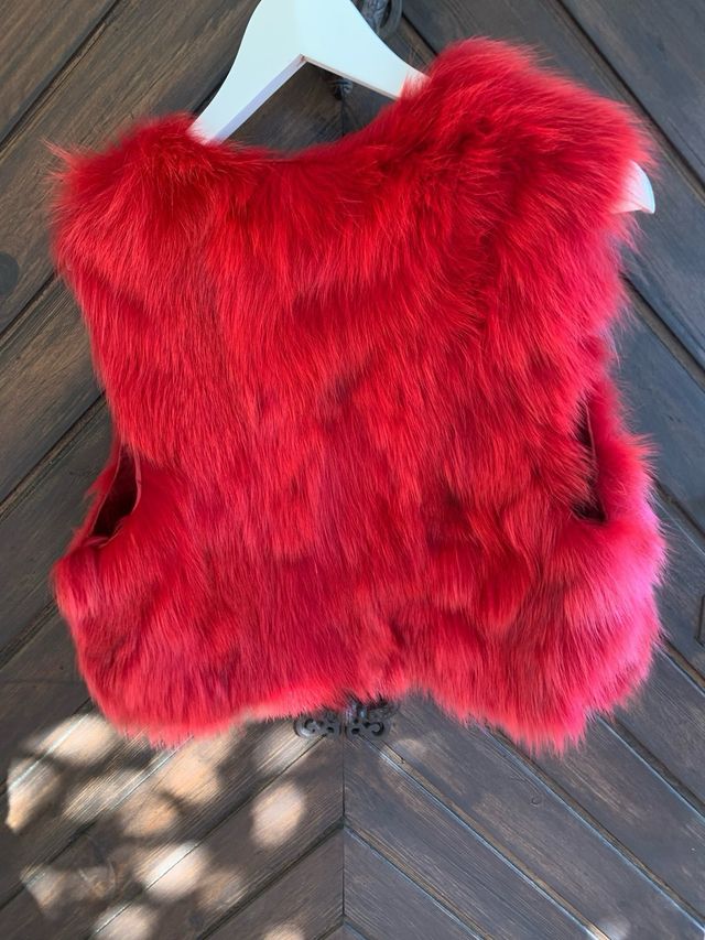 Chaleco piel de zorro