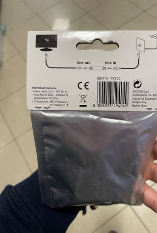 Filtro per antenna