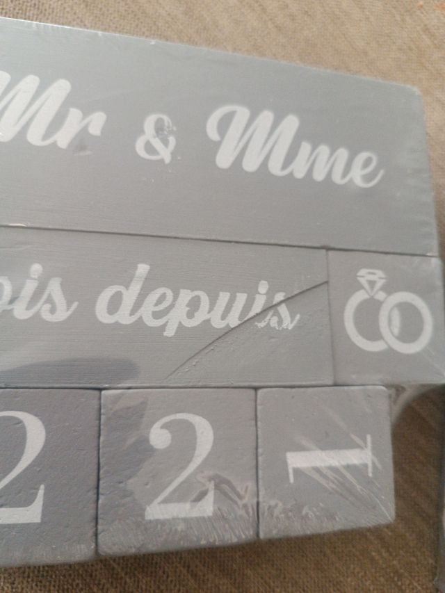 Calendario cuenta atras boda y bebé