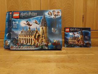 Castillo lego Harri Potter. Hogwarts great hall