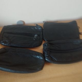 4 monederos piel