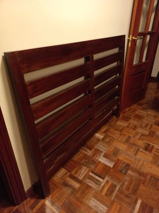 Cabecero de madera teka