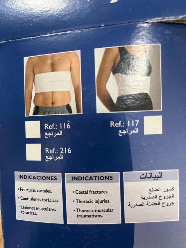 Faja toracica XL NUEVA