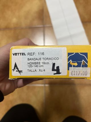 Faja toracica XL NUEVA