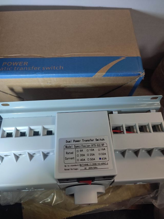 63a NUOVO interruttore di trasferimento automatico