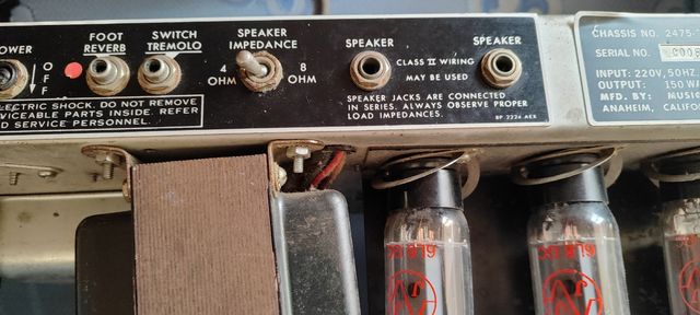 Musicman amplificador analogico vintage