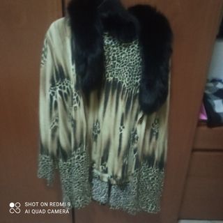 Cardigan animalier coordinato