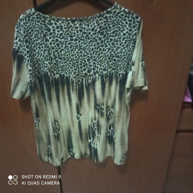 Cardigan animalier coordinato