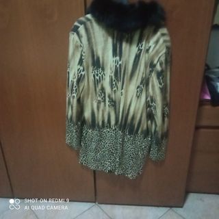 Cardigan animalier coordinato