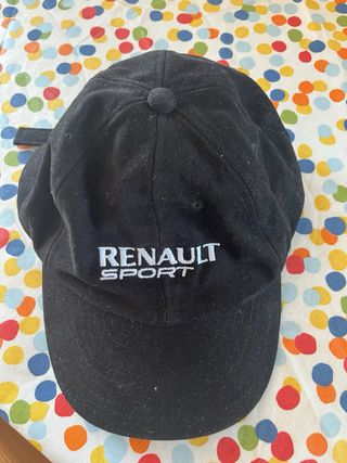 Gorra negra Renault Sport