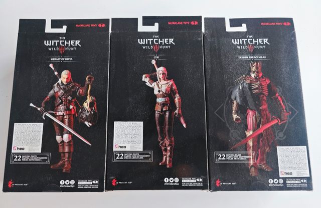 Pack 4 figuras The Witcher. Mcfarlane