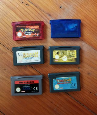 Lote juegos Nintendo Advance pokemon etc