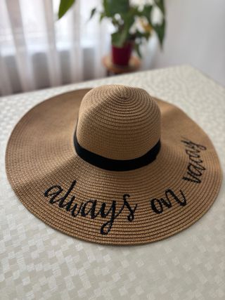 Sombrero playa tipo pamela