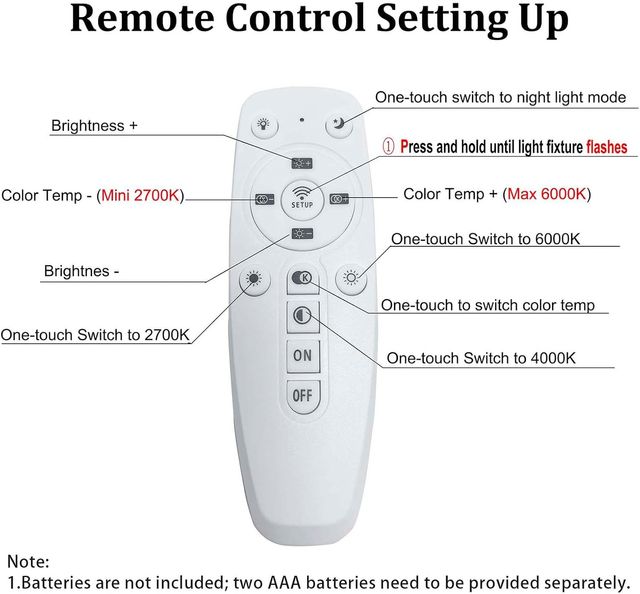 NUEVO - Lámpara de techo LED Regulable con Mando