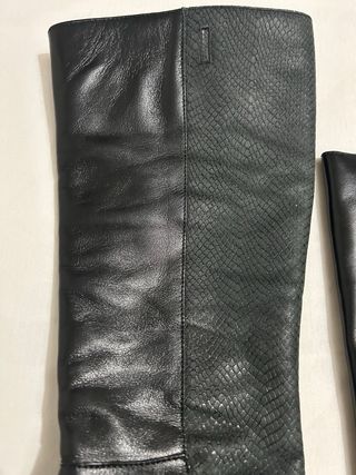 Botas altas piel negras talla 40