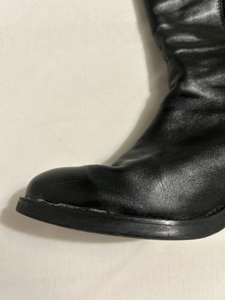 Botas altas piel negras talla 40