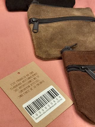 Monedero Piel 2cremalerras.EnvíoGratis