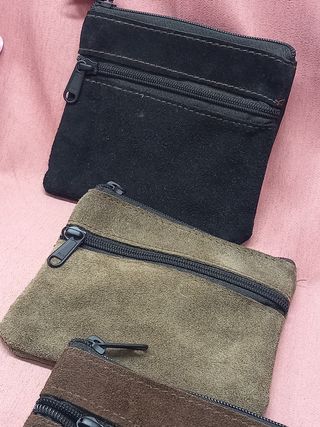 Monedero Piel 2cremalerras.EnvíoGratis