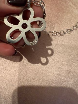 Conjunto Tous plata y topacio original