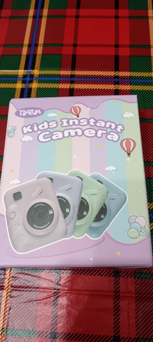 Macchina fotografica istantanea bambini con giochi