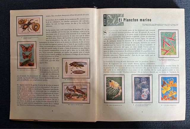 Album de cromos “Las maravillas del universo”