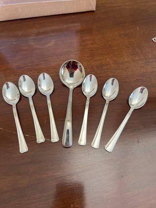 Cucchiaini piu’ mestolino in silver plated