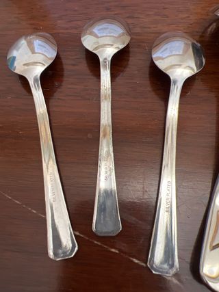 Cucchiaini piu’ mestolino in silver plated