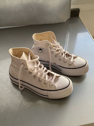 Converse blancas botines