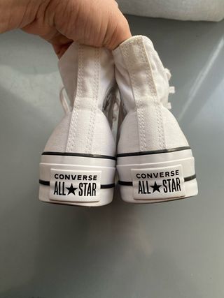Converse blancas botines