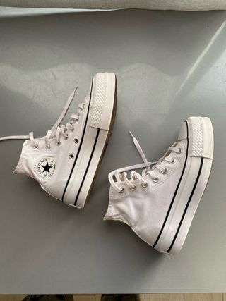 Converse blancas botines
