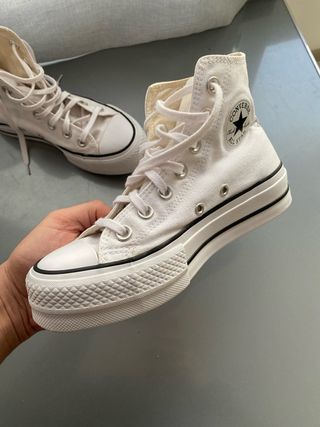 Converse blancas botines