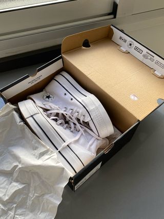 Converse blancas botines