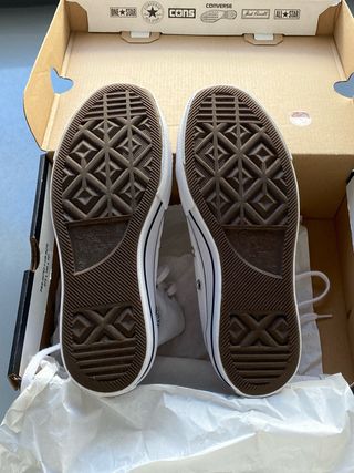 Converse blancas botines