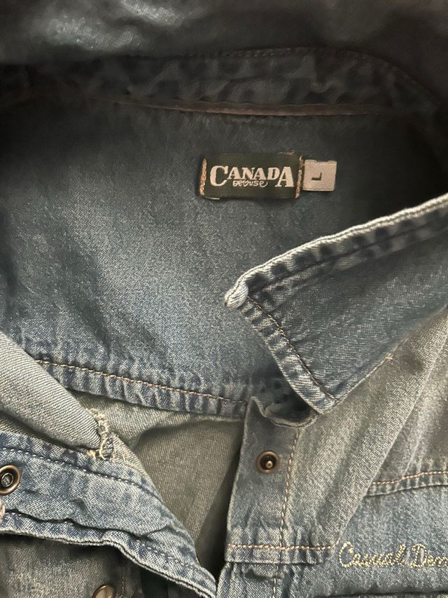 Vestido camisero vaquero