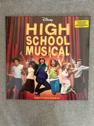 Vinilo High School Musical color dorado