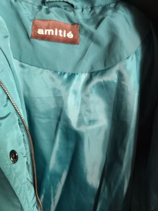 Anorak verde de plumón 