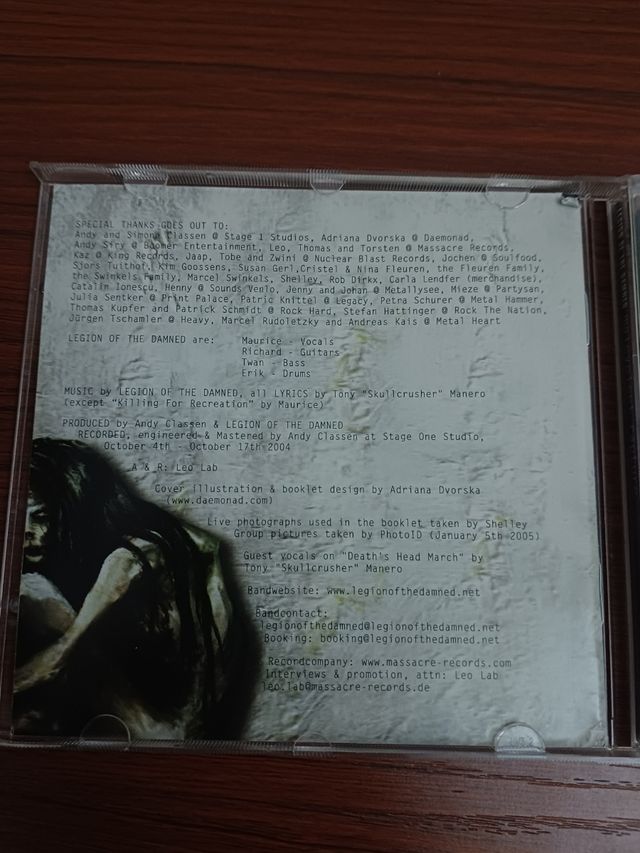 Legion of the dammned - Malevolent RaptureRap